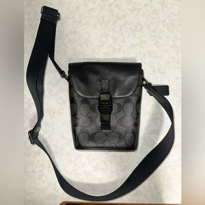 Coach Track small flap crossbody